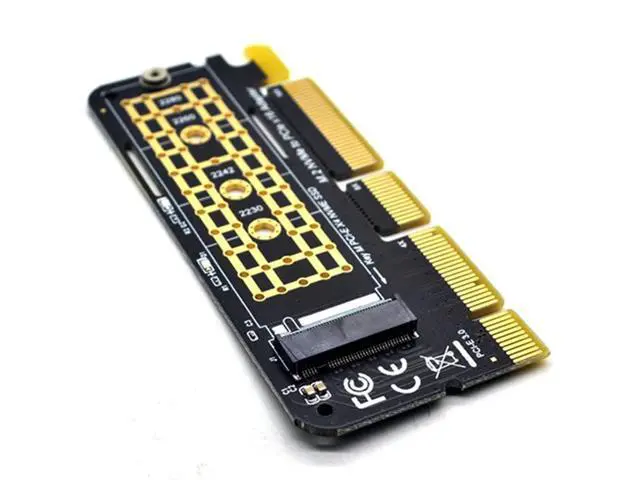 Alt view image 4 of 5 - 5PCS M.2 NVME Adapter M.2 M2 NVME PCIE to M2 Adapter PCI Express X16 X8 X4 Raiser SSD M.2 PCI-E Expansion Card