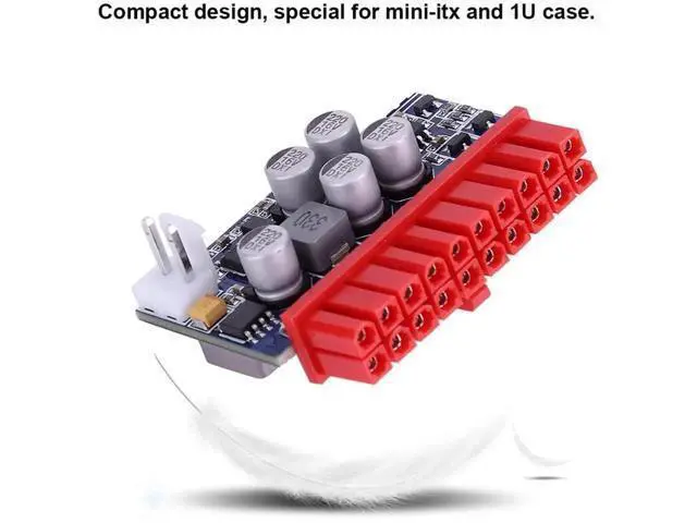 Alt view image 6 of 6 - 90W DC-ATX Power Supply Module, 12V DC Input 20Pin ATX Power Board for Mini PC, HTPC & POS Terminal Equipment