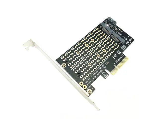 Alt view image 5 of 6 - PCI Express PCIE to M2 Adapter NVME SATA M.2 SSD PCIE Adapter NVME/SATA M2 PCI E Adapter SSD M2 to SATA PCI-E Card M Key + B Key