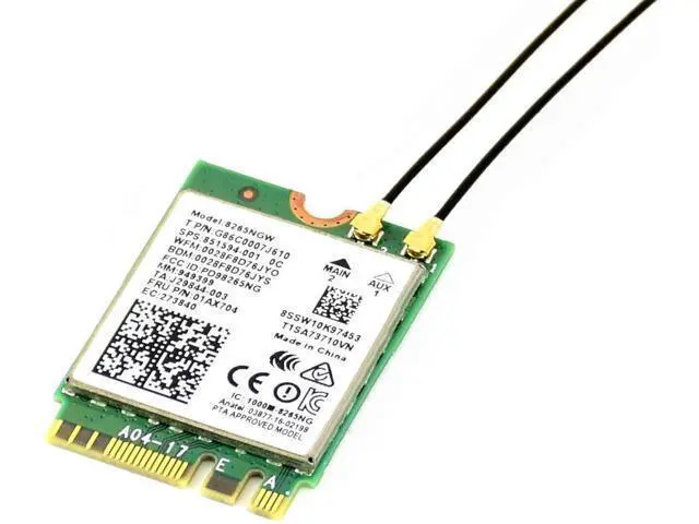 Alt view image 2 of 5 - AC8265 Wireless NIC Module for Jetson Orin Nano/NX Supports 2.4GHz / 5GHz Dual Band WiFi and Bluetoth 4.2