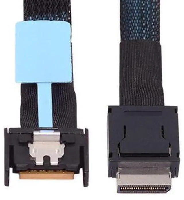 Main image of Oculink SFF-8611 4i Male to PCI-E 5.0 MCIO 4i 38Pin SFF-TA-1016 Mini Cool Edge IO Male PCI Expansion Cable 0.5M