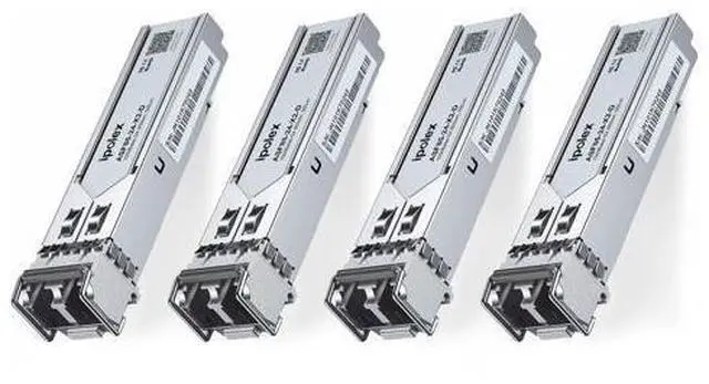 Main image of 1.25G Multimode SFP to Fiber Transceiver, 1000Base SX SFP Module, 850nm MMF, for Cisco GLC-SX-MMD/SFP-GE-S, Ubiquiti UF-MM-1G, Netgear AGM731F, Meraki, TP-Link, Mikrotik and More, 4 Pack