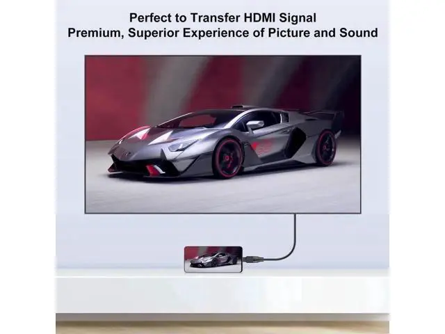 Alt view image 5 of 6 - 5 Pack Micro HDMI Male to Standard HDMI Female Adapter, Gold-Plated Converter Compatible with Cameras, Smartphones & Portable Devices