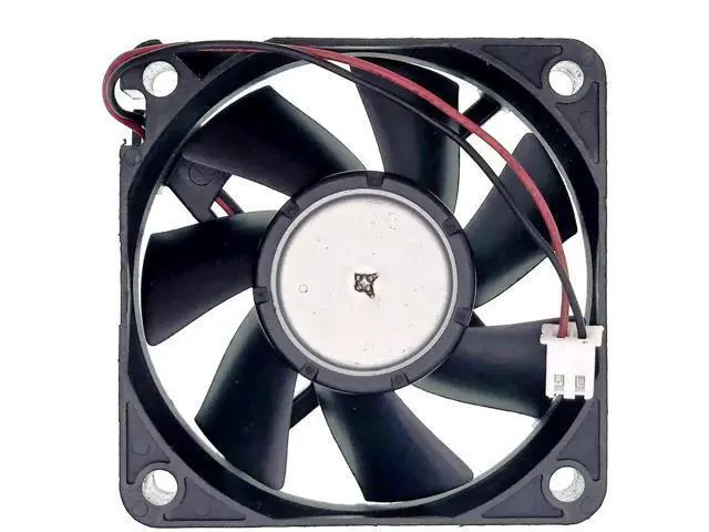Alt view image 2 of 7 - Replacement 6015 Silent Cooling Fan 2406RL-04W-M30, DC12V 0.08A, 60×60×15mm 2-Wire Axial Fan