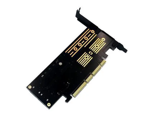 Alt view image 3 of 3 - QINDIAN NVME M.2 NGFF MSATA SSD PCI Express Riser Card PCI-E PCI E PCIE to M2 Adapter M.2 Raiser M2 SATA Adapter M.2 SSD Cooling