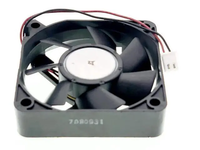 Alt view image 7 of 7 - Replacement 6015 Silent Cooling Fan 2406RL-04W-M30, DC12V 0.08A, 60×60×15mm 2-Wire Axial Fan