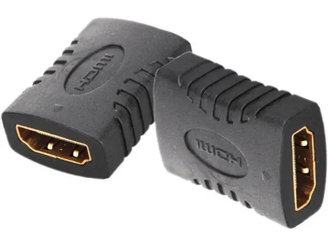 Alt view image 5 of 7 - 4 Pack HDMI Female to Female Coupler Adapter, HDMI F/F Extender Connector Compatible with PS4 HDTV HDMI Cables