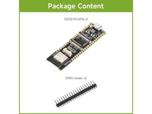 Alt view image 2 of 7 - ESP32-P4-WIFI6 High-Performance Development Board, Based On ESP32-P4 and ESP32-C6, Supports Wi-Fi 6 and Bluetooth 5/BLE, Board Only