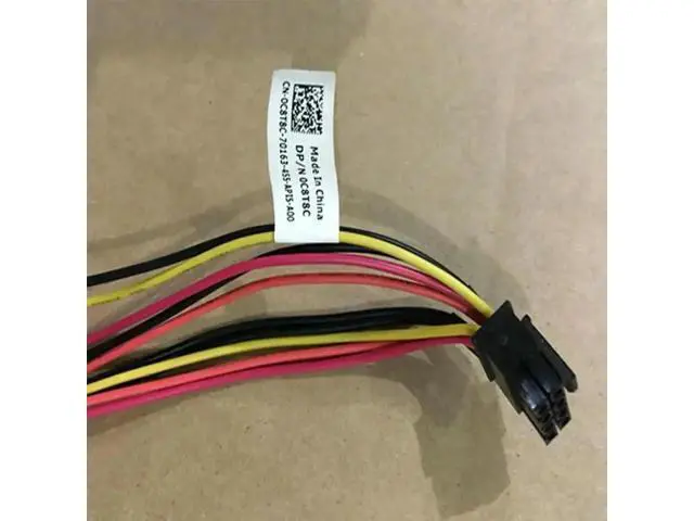 Alt view image 3 of 3 - 0C8T8C C8T8C SATA Power Cable, 8Pin to 4 SATA Splitter Cord for Dell OptiPlex 3020MT HDD & SSD