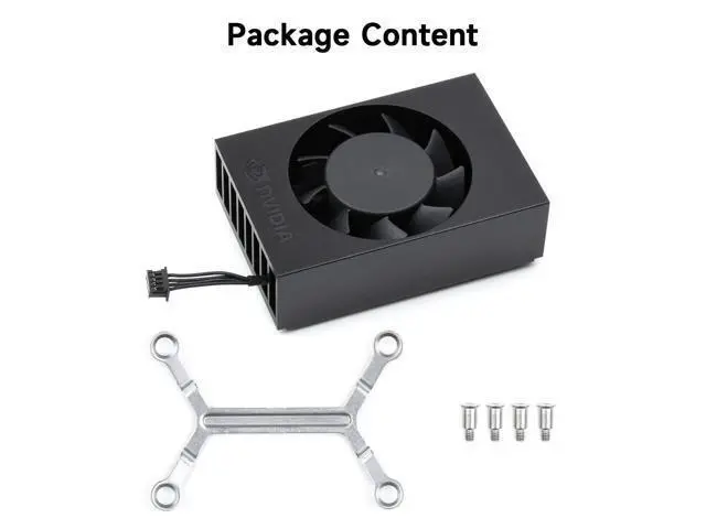Alt view image 2 of 7 - Official Cooling Fan - Speed-Adjustable, Compatible with Jetson Orin Nano and Orin NX
