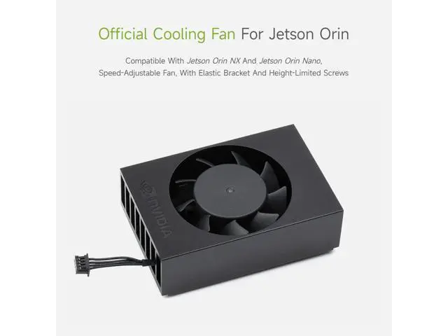 Alt view image 3 of 7 - Official Cooling Fan - Speed-Adjustable, Compatible with Jetson Orin Nano and Orin NX
