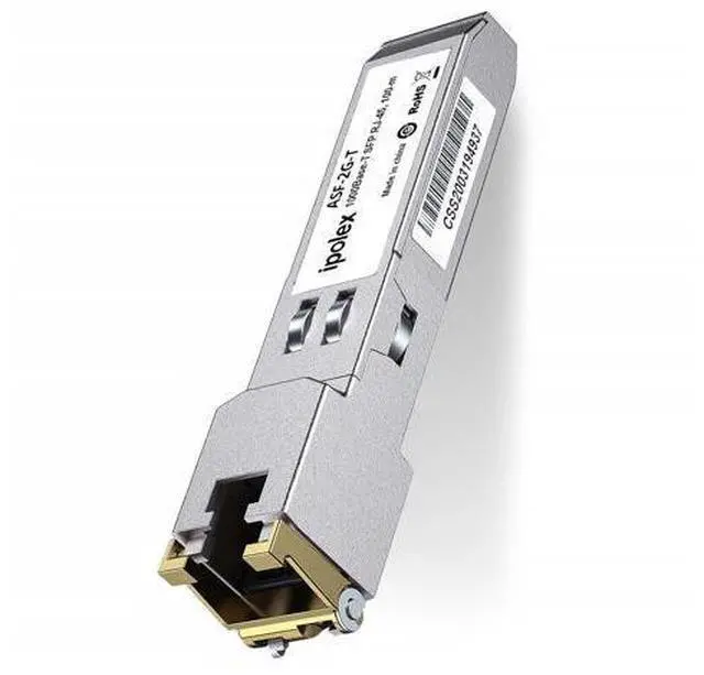 Main image of 2.5G SFP to RJ45 SFP-T, 2.5GBase-T SFP Transceiver Module, SFP-T, Compatible with Ubiquiti UniFi, Netgear, Fortinet, Mikrotik, Intel, TP-Link and Other Open Switches
