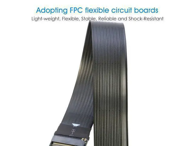 Alt view image 4 of 7 - M.2 NVMe Extension Cable, NVMe Extender for Both M Key and B+M Key SSD in Size 2280/2260/2242/2230 Support PCIe 4.0 and SATA 6Gbps(1FT)