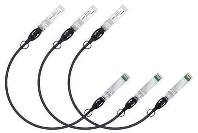 Main image of 1 Pack 10G SFP+ Twinax Cable, 0.25m (0.82ft) and 2 Pack 10G SFP+ Twinax Cable, 0.25m (0.82ft)