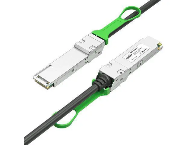 Alt view image 3 of 7 - ipolex 40G QSFP+ DAC Twinax Cable, 40GBASE-CR4 Passive Direct Attach Copper Cable, 1.5m(5ft), 40G QSFP Cable for Cisco QSFP-H40G-CU1.5M, Meraki MA-CBL-40G-1.5M, Mikrotik, TP-Link, D-Link