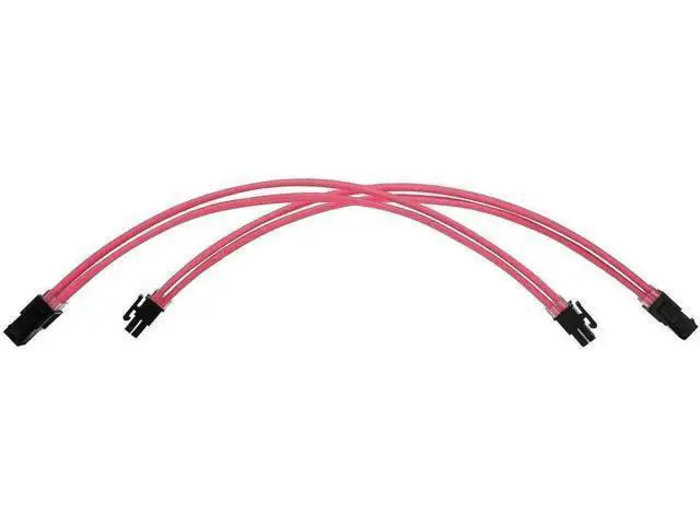 Alt view image 5 of 6 - Pink Sleeved PSU Extension Cable Kit, 18AWG ATX 24Pin + EPS 8Pin + PCI-E 8Pin Extension Cords with Cable Combs, Power Extender Set for PSU to Motherboard & Graphics Card