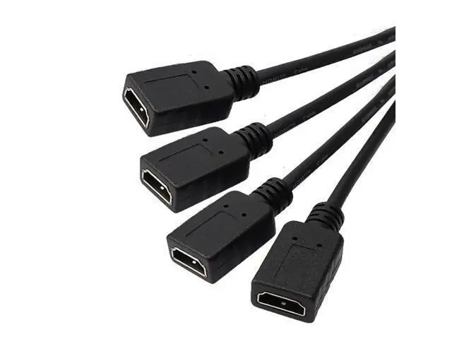 Alt view image 4 of 5 - Seenoo VHDCI Breakout Cable&Adapter-VHDCI(SCSI 68Pin) M to 4-Port HDMI AF Splitter Breakout Cable for NVIDIA and VisionTek Graphics Cards