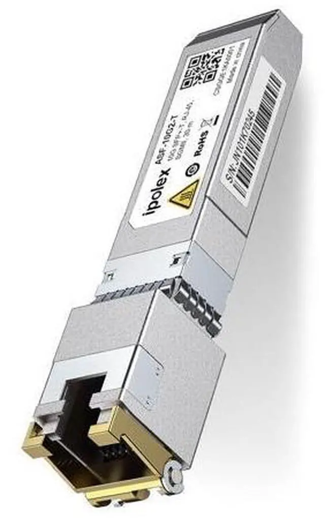 Main image of SFP+ to RJ45 10Gb Module, Support 1G/2.5G/5G/10GBase-T RJ45 SFP+ Module, Compatible for Cisco SFP-10G-T, Ubiquiti UACC-CM-RJ45-MG, Mikrotik, Netgear, TP-Link, D-Link and More, up to 30 Meters