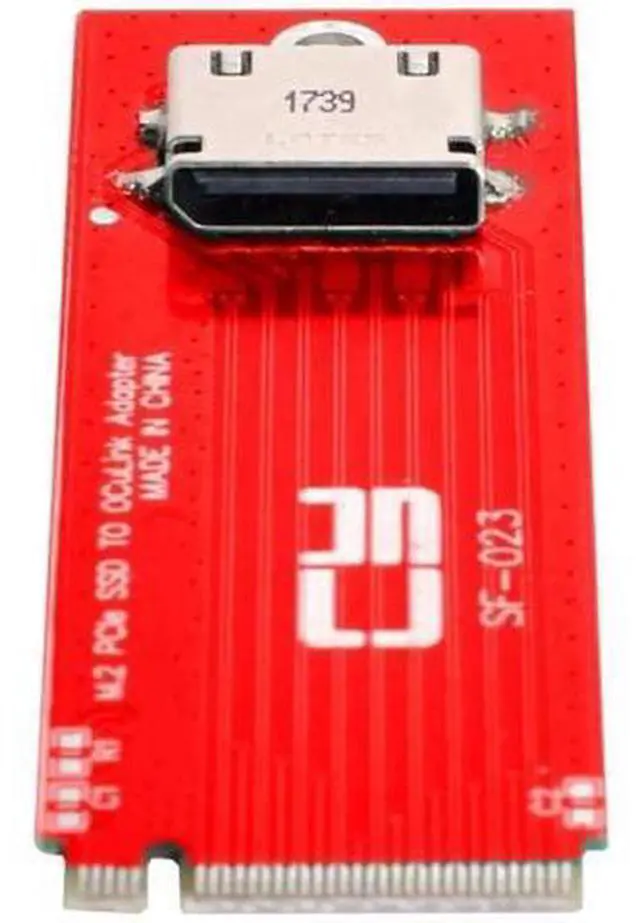 Main image of PCIe 4.0 M.2 M-Key to Oculink SFF-8611/SFF-8612 Host Adapter Card, Compatible with 2260 NVMe M.2 SSD