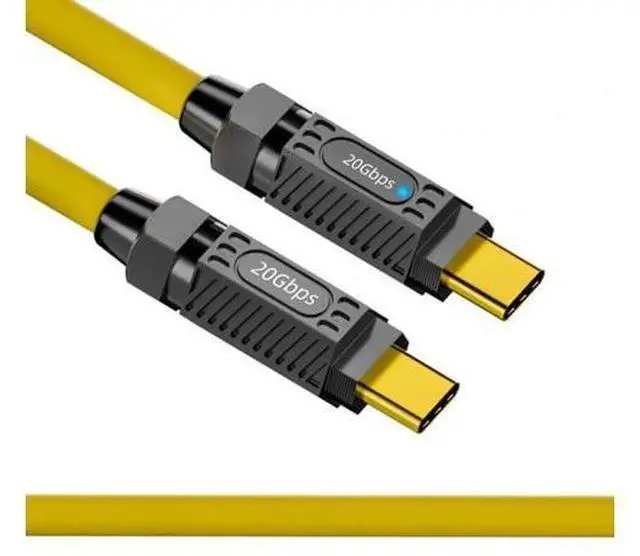 Main image of 200cm Ultra Soft High Flex USB4 USB-C to USB-C Cable, 20Gbps, 140W Charging, 8K Video for Gaming Keyboard & Mouse