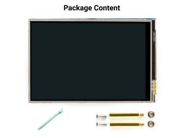 Alt view image 2 of 7 - 3.5inch Touch Screen, Compatible with Raspberry Pi 5/4B/3B/Zero/Zero W/Zero 2W/Pico/Pico W/Pico WH, TFT LCD, 480x320