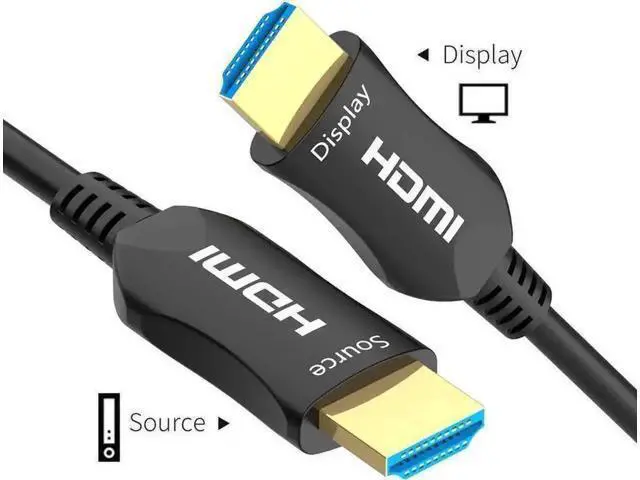 Alt view image 6 of 7 - 3.3ft Slim Flexible Fiber Optic HDMI 2.0b Cable, 18Gbps High Speed Supports 4K@60Hz ARC HDCP2.2 3D YCbCr 4:4:4/4:2:2/4:2:0