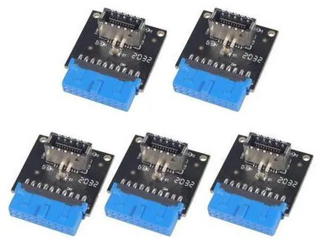 Main image of USB 3.1 Front Panel Socket to USB 3.0 20Pin Header Male Extension Cable Adapter for Motherboard Card 20P USB to Type-E Connector (5 Pcs)