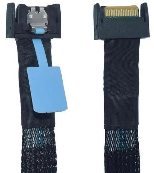 Main image of PCIe 5.0 MCIO 4i Straight Cable, SFF-TA-1016 38Pin Male to Male, 50cm (1.6ft)