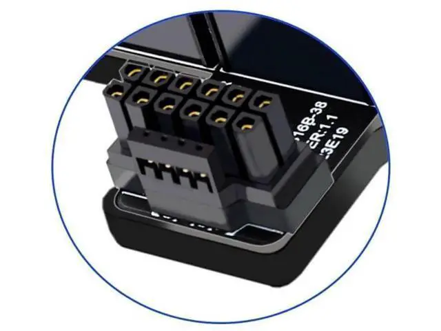 Alt view image 4 of 7 - 90° Up-Angled 12VHPWR 16Pin to Triple ATX 8Pin Power Adapter | ATX3.0 PCIe5.0 for RTX 4080/5090Ti