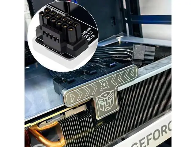 Alt view image 7 of 7 - 90° Up-Angled 12VHPWR 16Pin to Triple ATX 8Pin Power Adapter | ATX3.0 PCIe5.0 for RTX 4080/5090Ti
