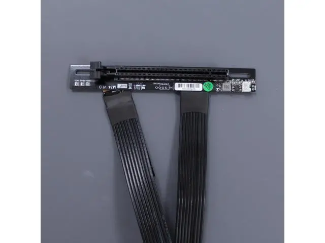 Alt view image 5 of 7 - M.2 NGFF NVMe-Compatible Key M to PCI-E 4.0 x16 Extension Cable 64G/BPS PCIe4.0 x4 gen4 for Graphics Card (M41-M34/15CM)