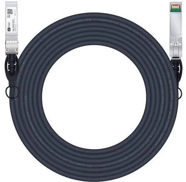 Main image of H!Fiber SFP+ Cable, 10G SFP+ DAC, 7M(22.97ft), Passive Direct Attach Copper Twinax Cable for Cisco SFP-H10GB-CU7M, Ubiquiti UniFi UC-DAC-SFP+, Meraki, Mikrotik, Intel, Fortinet, Netgear and More