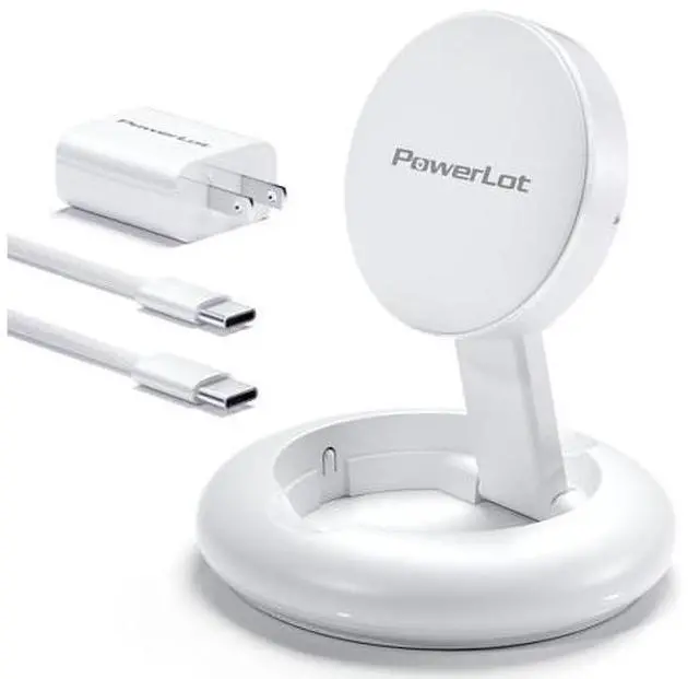 Main image of Wireless Charger, 15W Fast Qi2-Certified Wireless Charging Station Compatible with iPhone 16/15 /15 Plus / 15 Pro /15 Pro Max /14/13 /12, Qi2 Enabled Devices (20W PD Charger Included)
