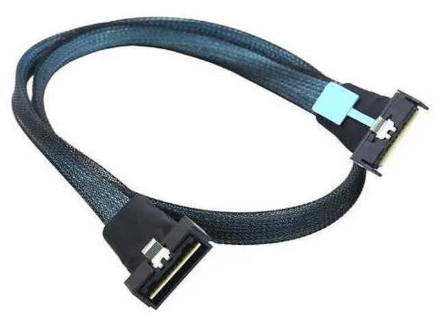 Alt view image 3 of 6 - PCIE MCIO 8X to LP SlimSAS Cable Low Profile SFF-8654 74P Connection Cable High-Speed Support PCIe4.0 PCIe5.0 (80cm)