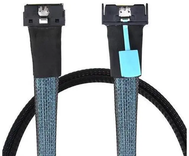 Main image of PCIE MCIO 8X to LP SlimSAS Cable Low Profile SFF-8654 74P Connection Cable High-Speed Support PCIe4.0 PCIe5.0 (80cm)