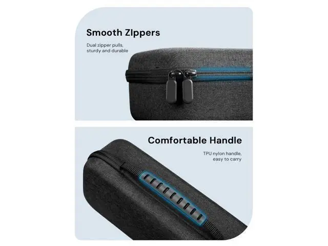 Alt view image 7 of 7 - Carrying Case for ROG Xbox Ally & Xbox Ally X 2025 with 2 Screen Protectors, 4 Thumb Grip Caps, 10 SD Card Slots, Portable Travel Storage Bag for Gaming Console and Accessories