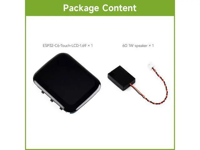 Alt view image 2 of 7 - 1.69inch Round LCD, Compatible with Raspberry Pi 5, Display Module with Touch Panel, Micro LCD Display, 240×280 Resolution, IPS, SPI and I2C Communication, 262K Display Color