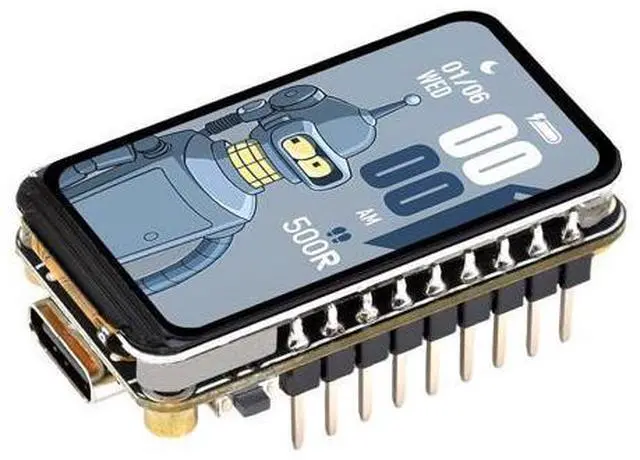 Main image of ESP32-C6 1.47inch Display Dev Board, 172×320, 262K Color, 160MHz Running Frequency Single-core, Supports WiFi 6 & Bluetooth, with Colorful RGB LED, ESP32 with Display, with Pinheader