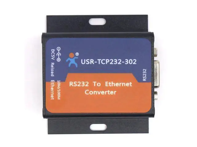 Main image of USR-TCP232-302 Tiny Size RS232 to TCP IP Converter Serial RS232 to Ethernet Server Module Ethernet Converter Support DHCP/DNS (1)