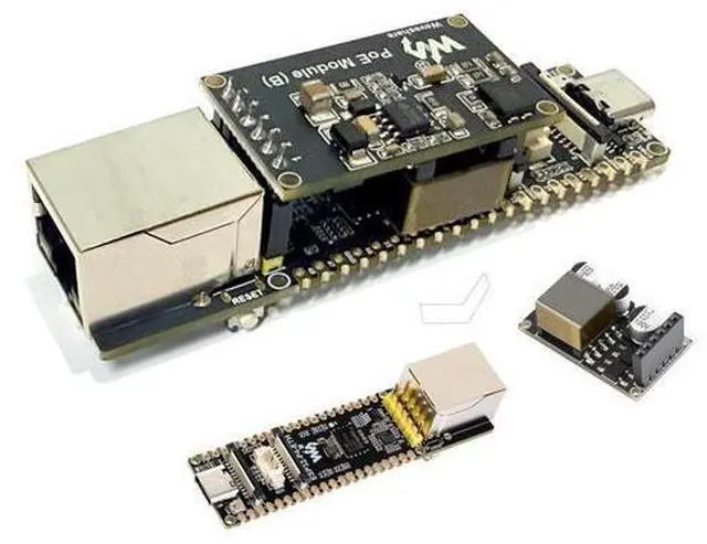 Main image of ESP32-P4 PoE ETH AI Development Board, Based On ESP32-P4 Chip, with PoE Module, Support P oE & USB-C Power Supply, Onboard Ethernet Port, MIPI-CSI/DSI, Microphone, Speaker Header, USB, etc