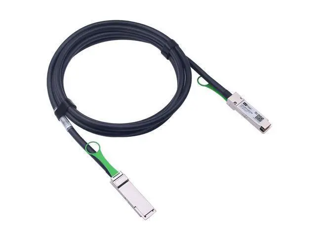 Alt view image 2 of 7 - H!Fiber 40Gb QSFP+ DAC Cable, 40GBASE-CR4, QSFP+ to QSFP+ Passive Direct Attach Copper Twinax Cable for Cisco QSFP-H40G-CU3M, Meraki MA-CBL-40G-3M, Mikrotik, Open Switch Devices, 3 Meter (9.8ft)