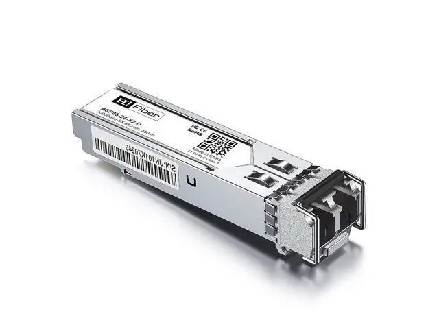 Alt view image 4 of 7 - H!Fiber 4 Pack 1.25G Multimode SFP LC Module, 1000Base-SX SFP Transceiver, MMF 850nm, 550m, DDM, for Cisco GLC-SX-MMD, Meraki, Ubiquiti UniFi UF-MM-1G, TP-Link, Fortinet, Intel, Netgear, Mikrotik