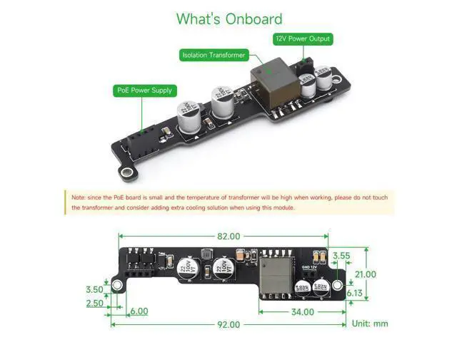 Alt view image 6 of 7 - PoE Expansion Board for NV Jetson Orin Nano/NX, Mini Body, More Space Saving