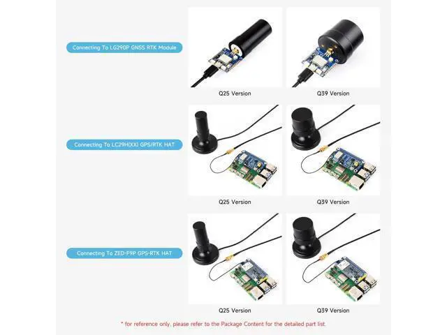 Alt view image 5 of 7 - GNSS L1/L2/L5 Multi-Band High-Precision Active Antenna, SMA Port, Slim Compact Lightweight Structure