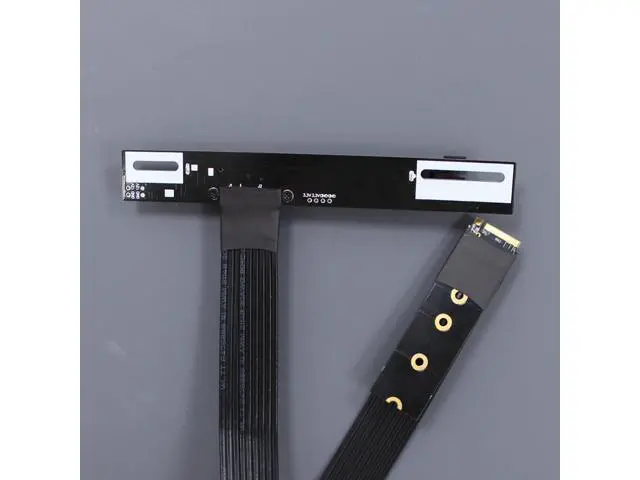Alt view image 5 of 7 - M.2 NGFF NVMe-Compatible Key M to PCI-E 4.0 x16 Extension Cable 64G/BPS PCIe4.0 x4 gen4 for Graphics Card (M41-M34/25CM)