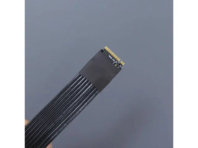Alt view image 6 of 7 - M.2 NGFF NVMe-Compatible Key M to PCI-E 4.0 x16 Extension Cable 64G/BPS PCIe4.0 x4 gen4 for Graphics Card (M41-M34/25CM)