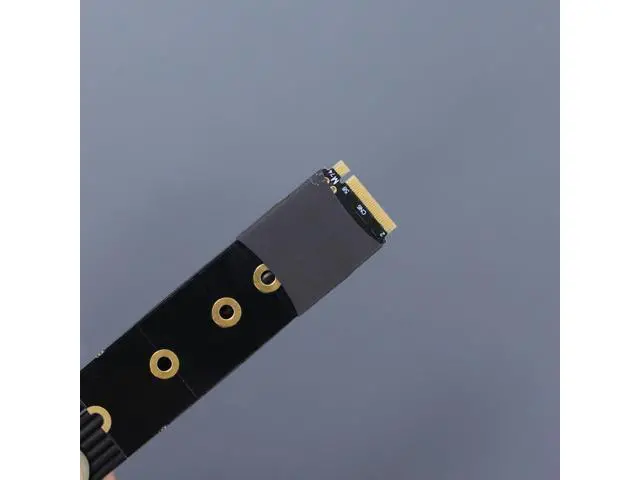 Alt view image 7 of 7 - M.2 NGFF NVMe-Compatible Key M to PCI-E 4.0 x16 Extension Cable 64G/BPS PCIe4.0 x4 gen4 for Graphics Card (M41-M34/25CM)