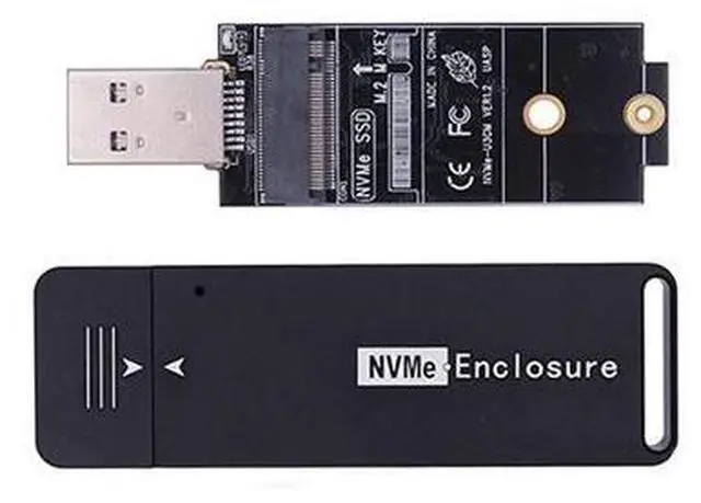 Main image of CY M.2 NVME SSD Enclosure Adapter USB 3.1 Gen2 10Gbp to NVME PCI-E M-Key Solid State Drive External Enclosure for 2242mm 2230mm NVMe M-Key M.2 SSD