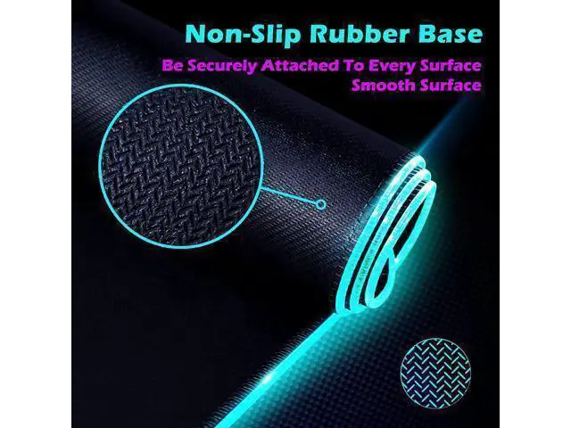 Alt view image 5 of 7 - RGB Gaming Mouse Pad 10W, LED Mouse Mat 31.5×11.8×0.15in, 10 Light Modes Extra Large Mousepad Non-Slip Rubber Base Computer Keyboard Mat for Gaming, MacBook, PC, Laptop, Desk