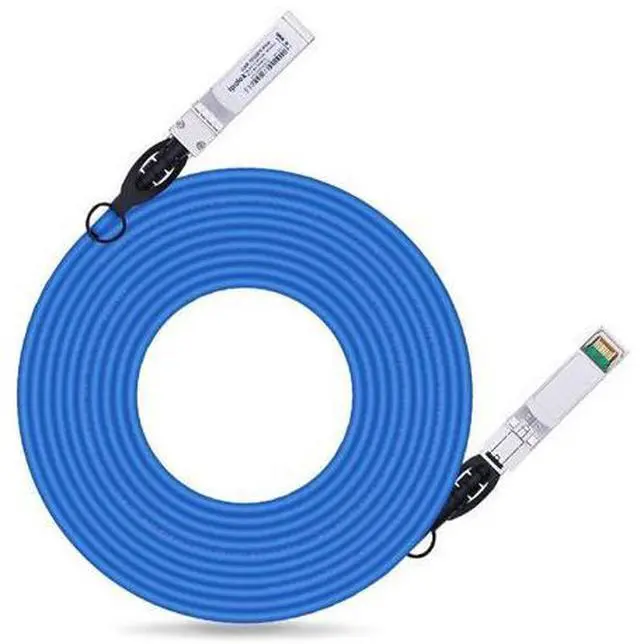 Main image of Colored 10G SFP+ Twinax Cable, Direct Attach Copper(DAC) Passive Cable, 7m (22.97ft) in Blue, for Cisco SFP-H10GB-CU7M, Meraki, Ubiquit, Mikrotik, Intel, Fortinet, Netgear and More